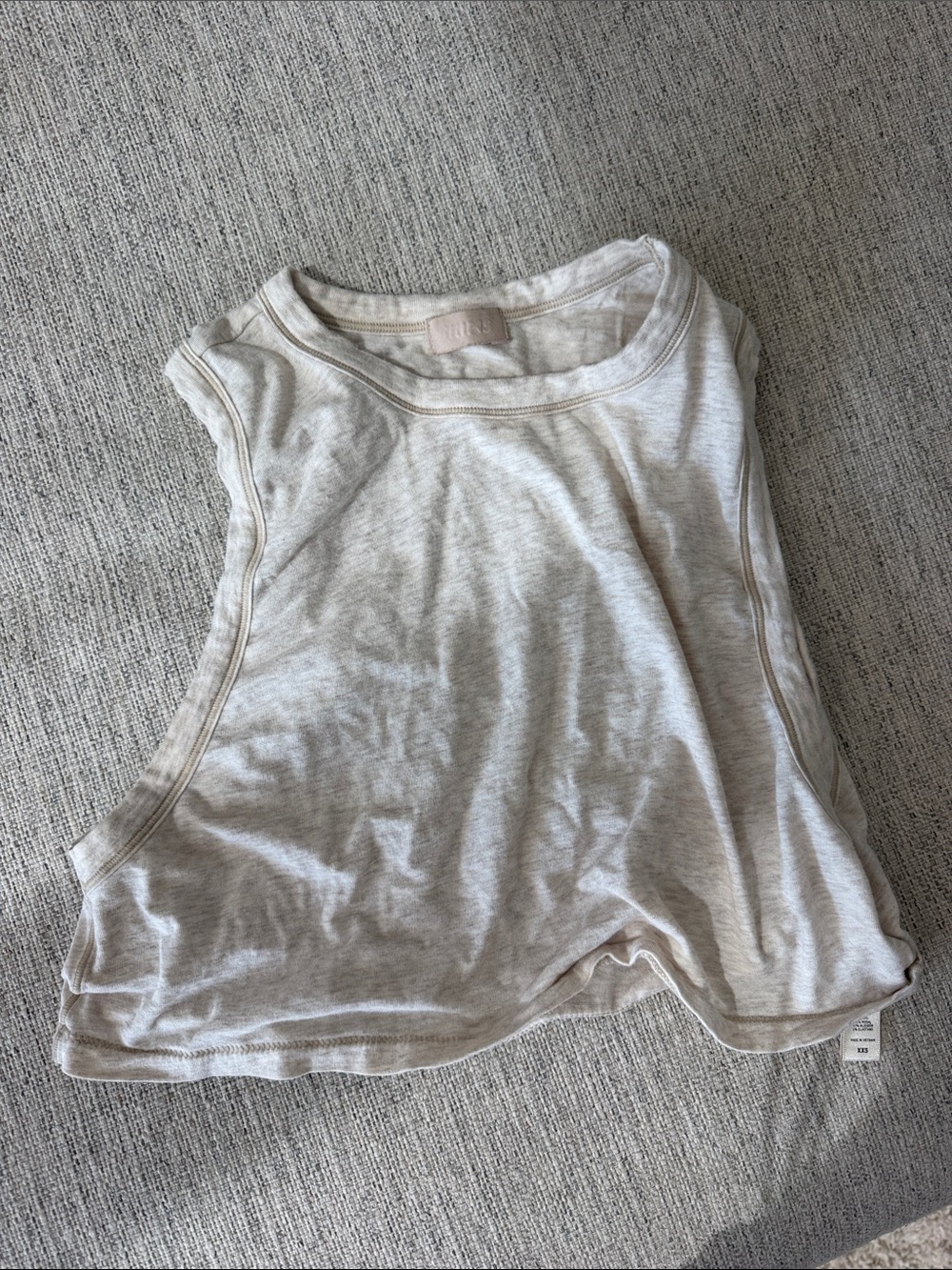 SKIMS white cream Tank Top